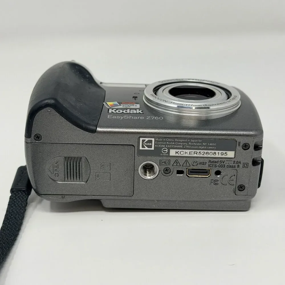 Kodak EasyShare Z760 6.1MP Digital Camera Dock Case Charger Cables Tested